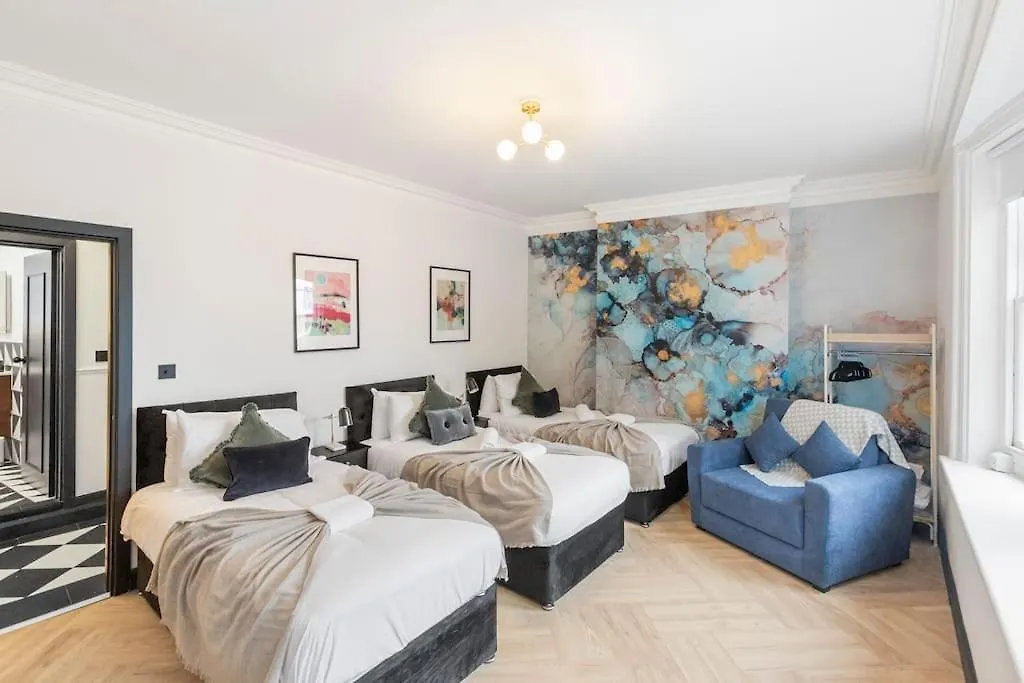 公寓 Trendy Mare Street 3 Bed Next Hackney Central 伦敦